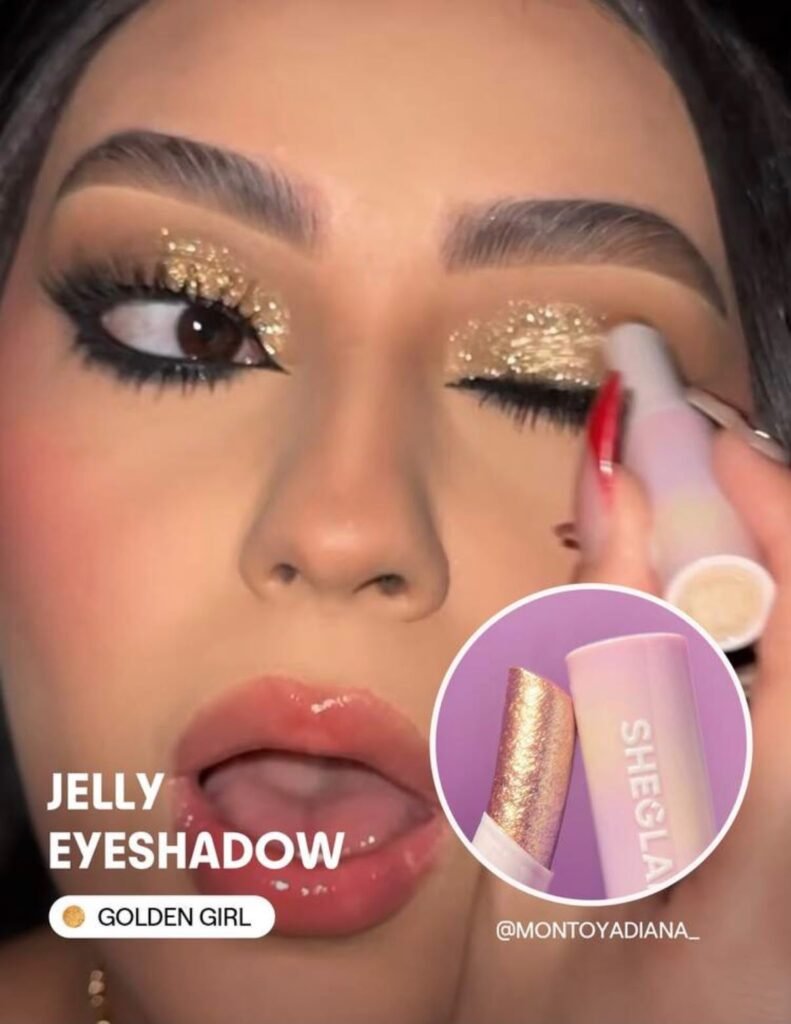 Sombras brillosas Jelly tono Golden (Dorado)