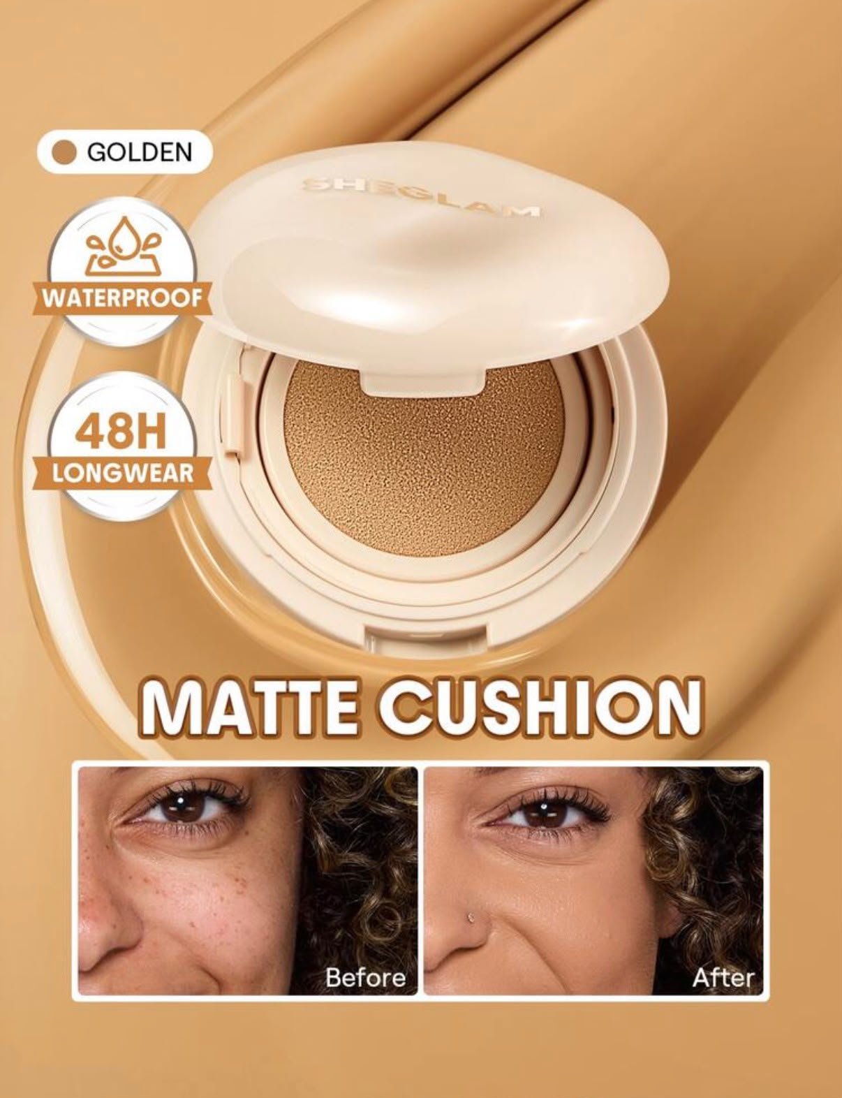 Base Cushion Tono Golden